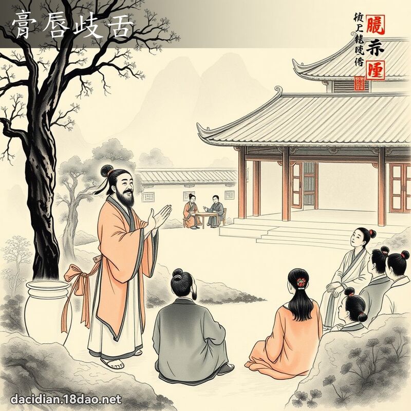 膏唇歧舌 配图