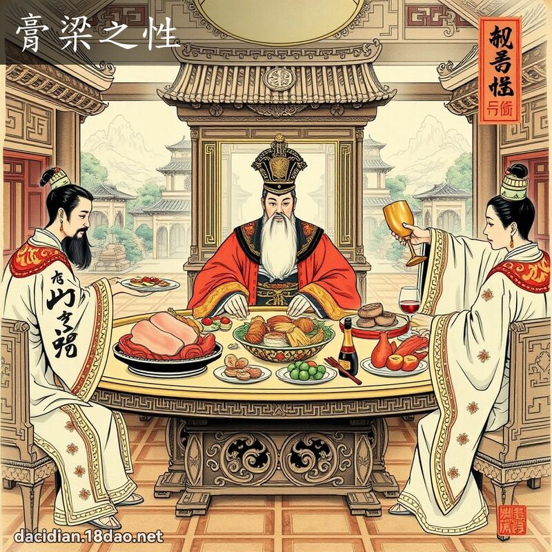 膏梁之性 配图