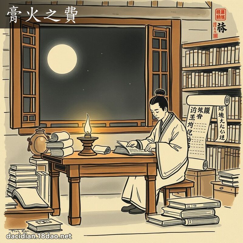膏火之费 配图