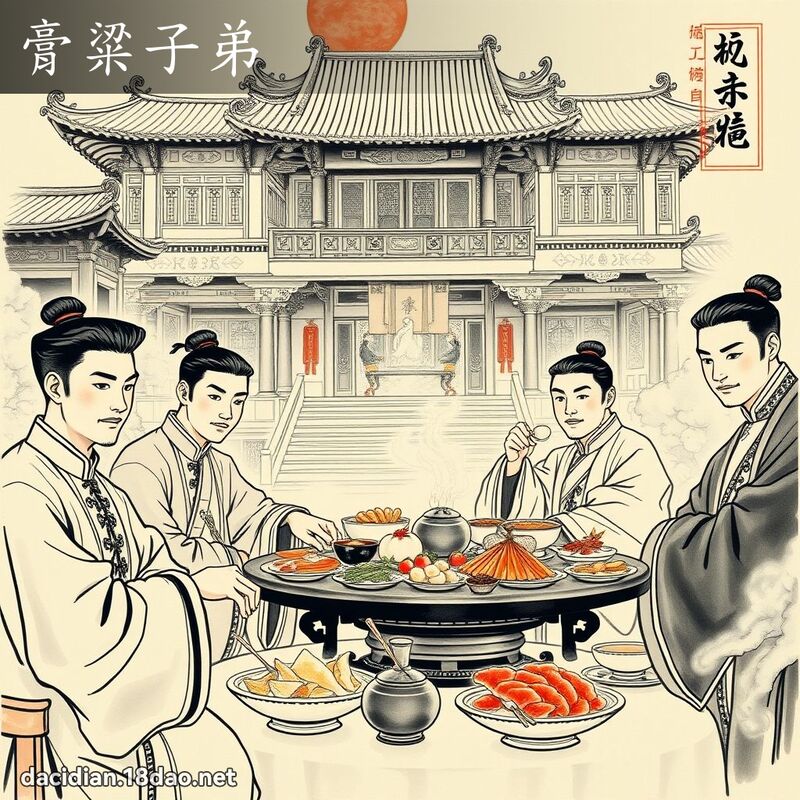 膏粱子弟 配图