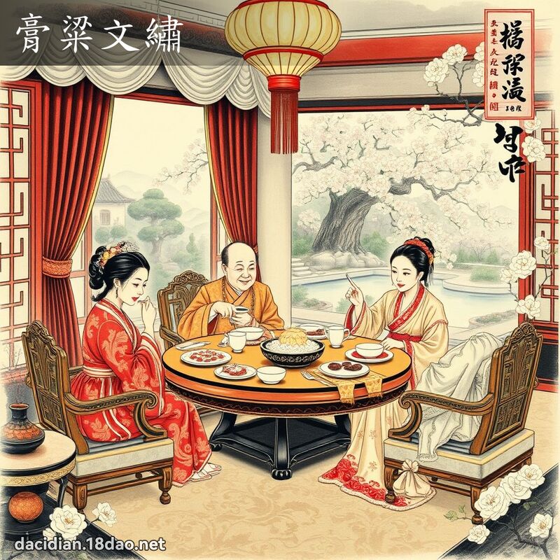 膏粱文绣 配图