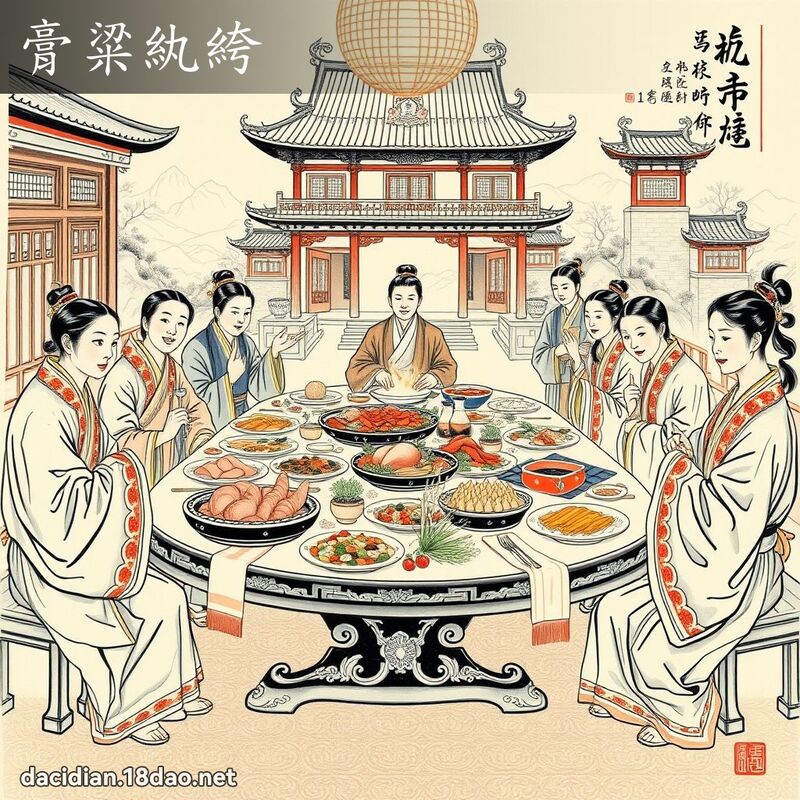 膏粱紈絝 配图