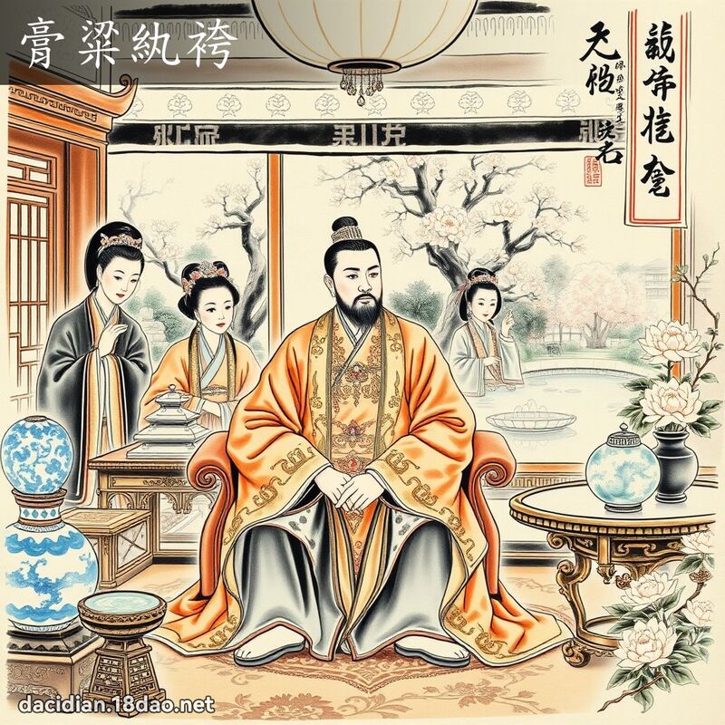 膏粱紈袴 配图