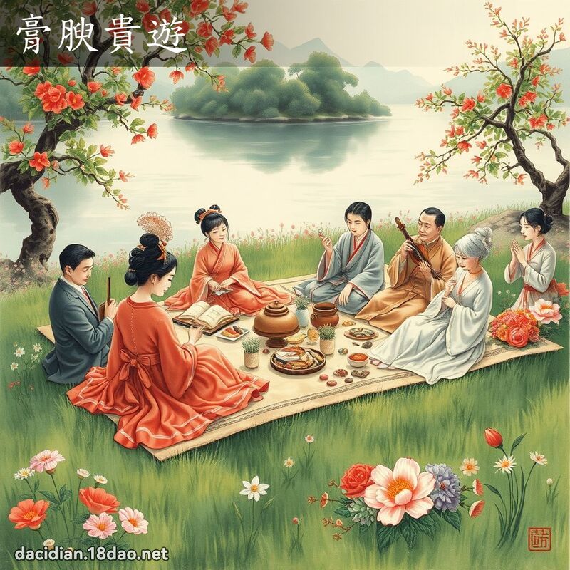 膏腴贵游 配图