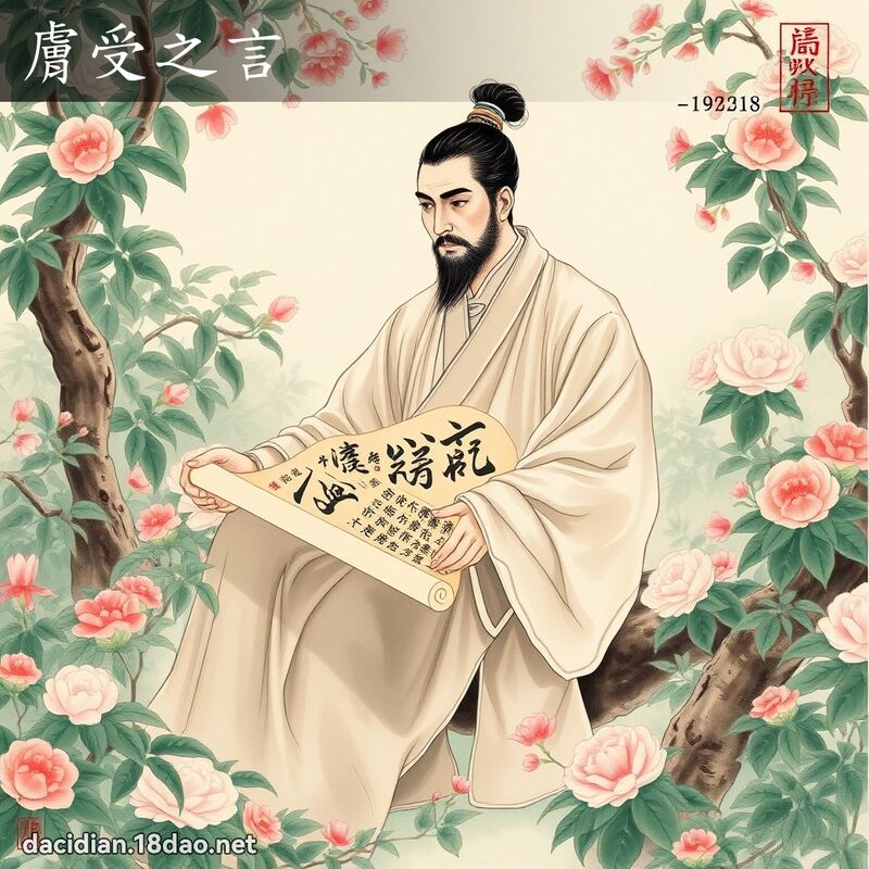 肤受之言 配图