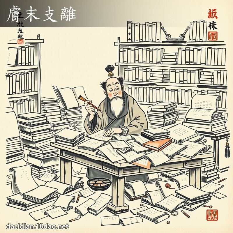 肤末支离 配图