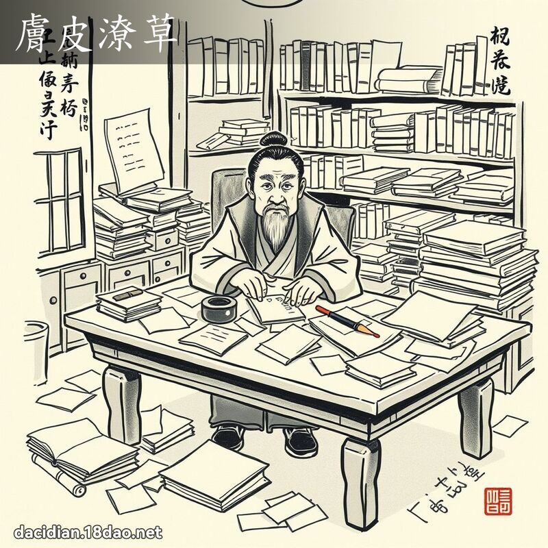 肤皮潦草 配图