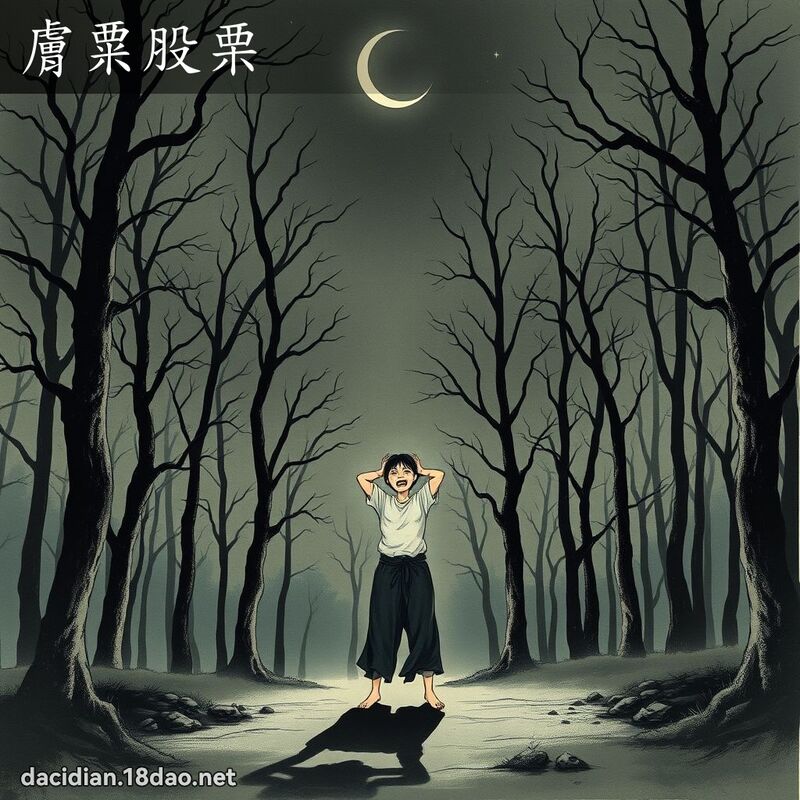 肤粟股栗 配图