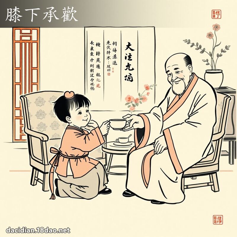膝下承欢 配图