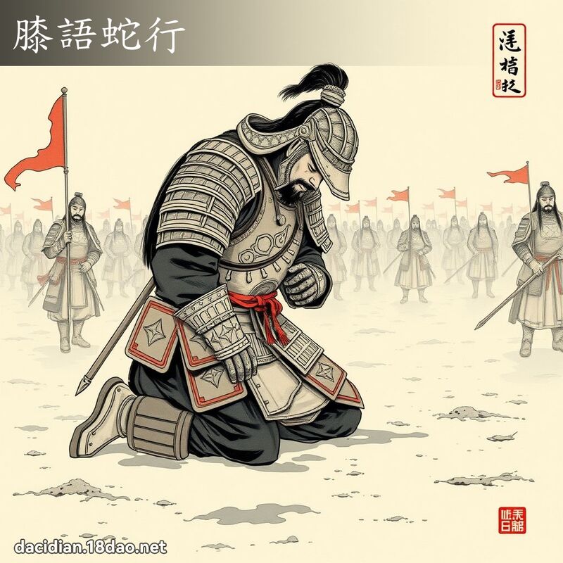 膝语蛇行 配图