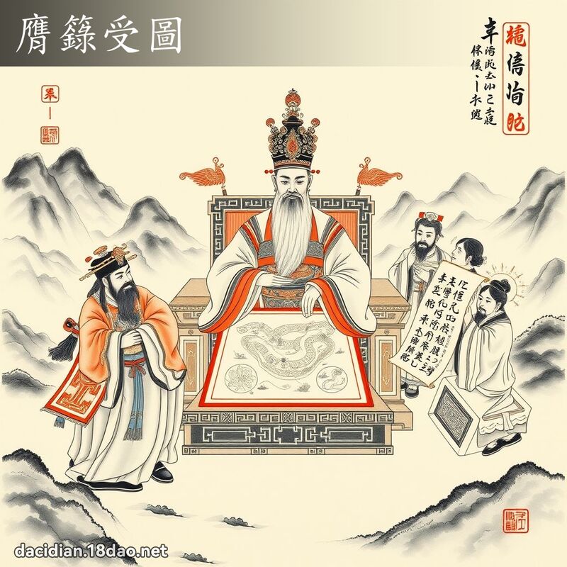 膺籙受图 配图
