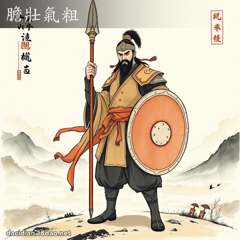 胆壮气粗 配图