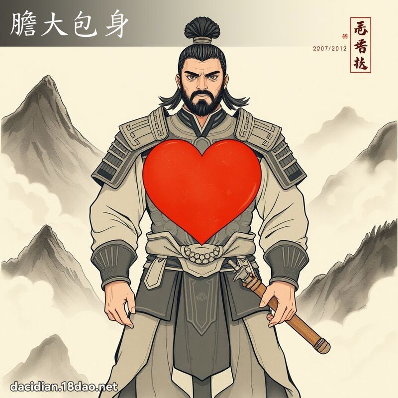 胆大包身 配图