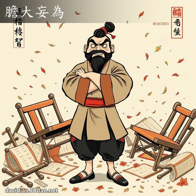 胆大妄为 配图