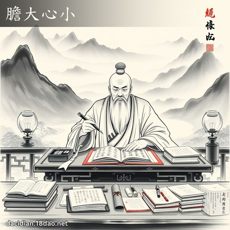 胆大心小 配图