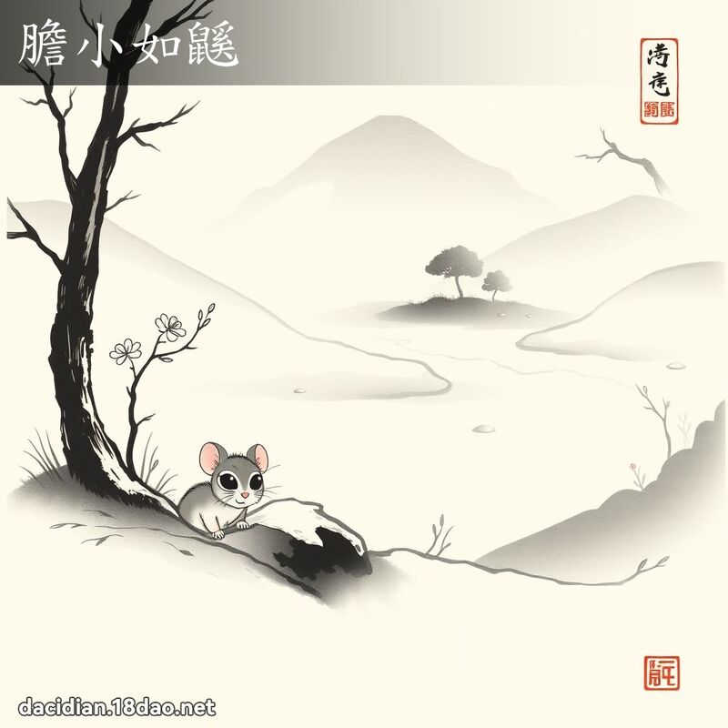 胆小如鼷 配图