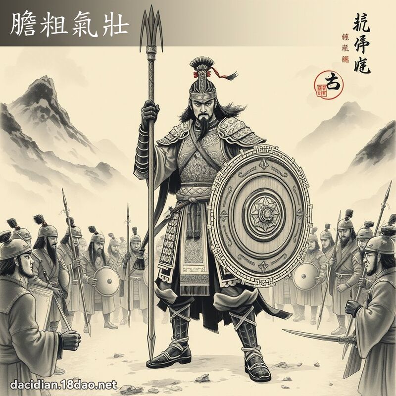 胆粗气壮 配图