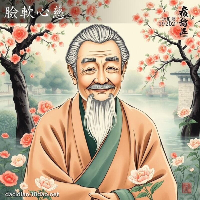 脸软心慈 配图