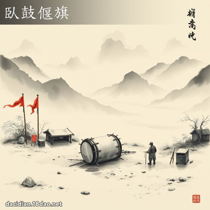 臥鼓偃旗 配图