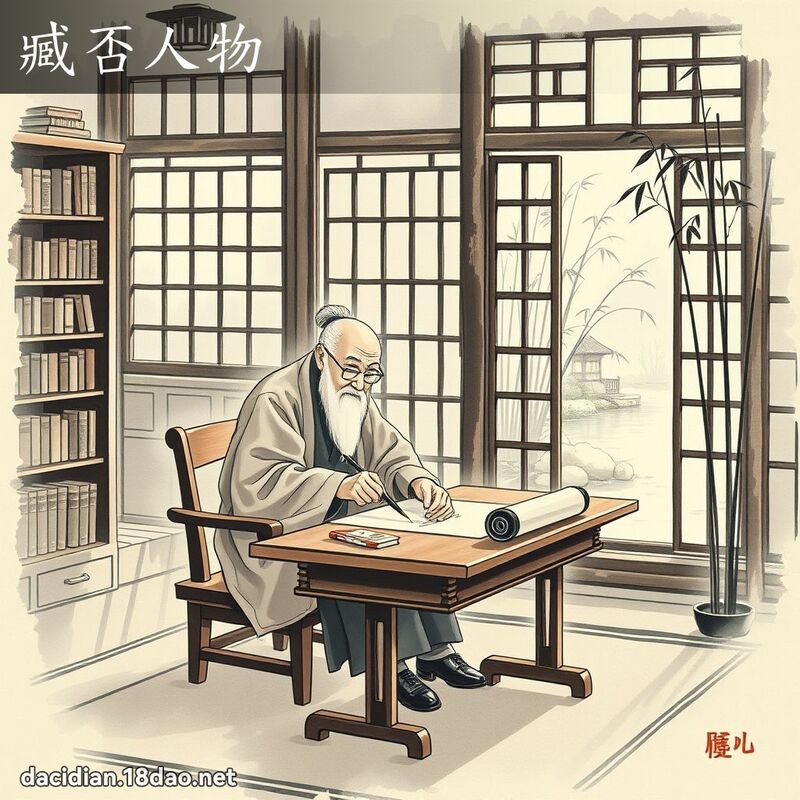臧否人物 配图