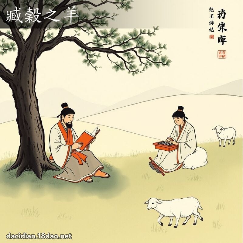 臧谷之羊 配图