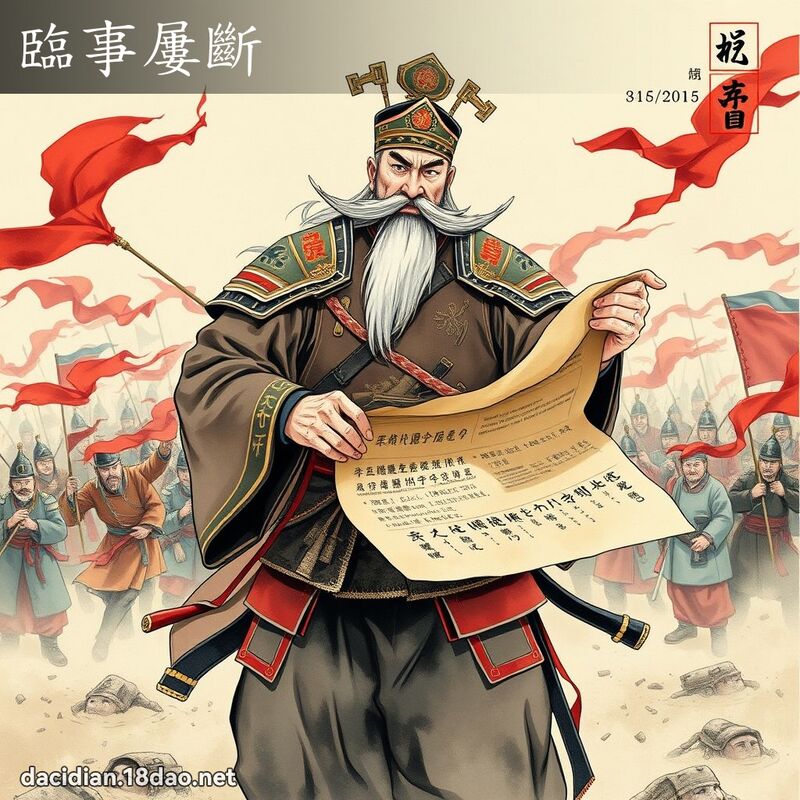 临事屡断 配图