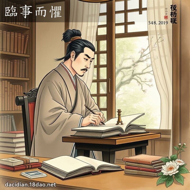 临事而惧 配图