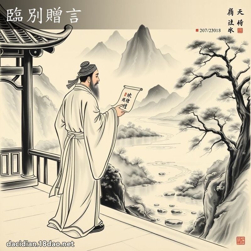 临別赠言 配图