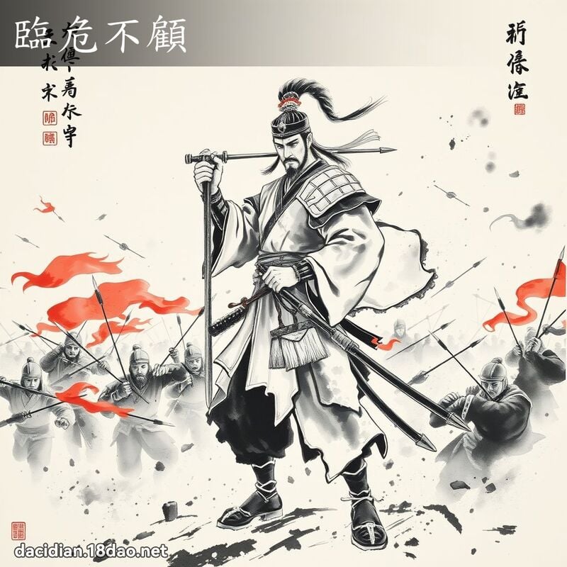 临危不顾 配图