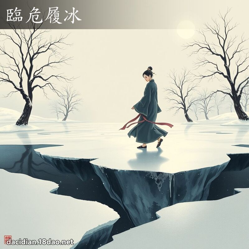 临危履冰 配图