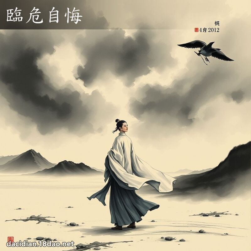 临危自悔 配图