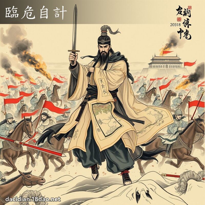临危自计 配图