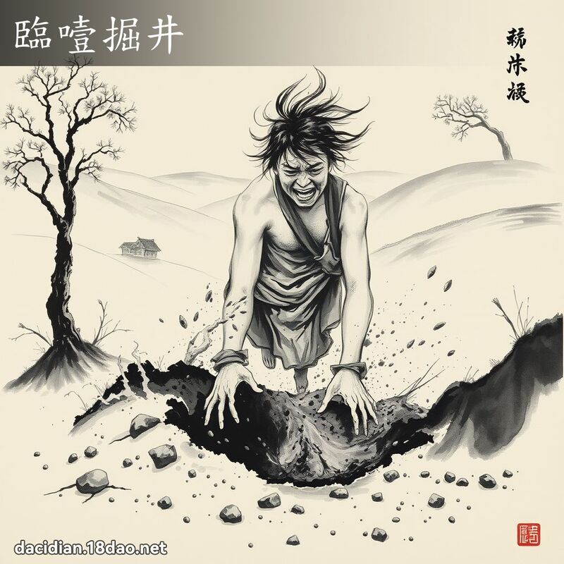 临噎掘井 配图