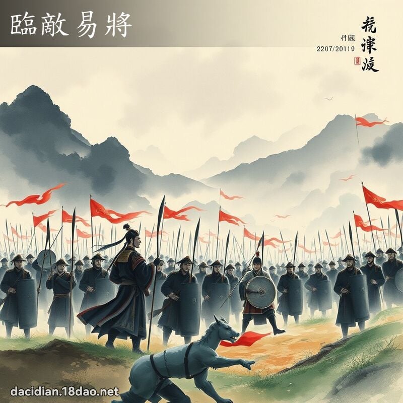 临敌易將 配图