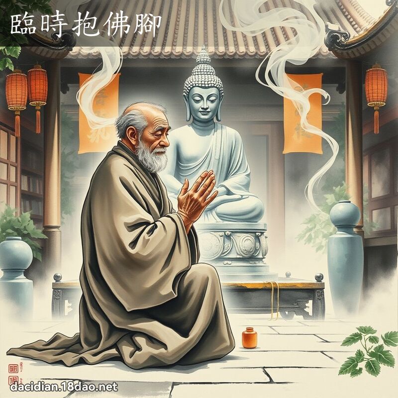 临时抱佛脚 配图