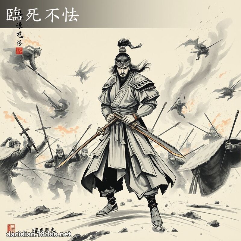 临死不怯 配图