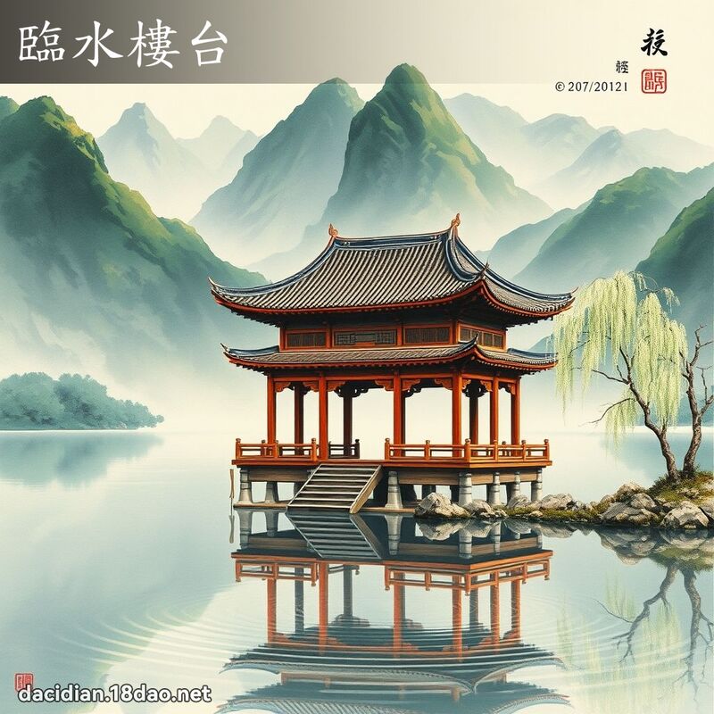 临水楼台 配图