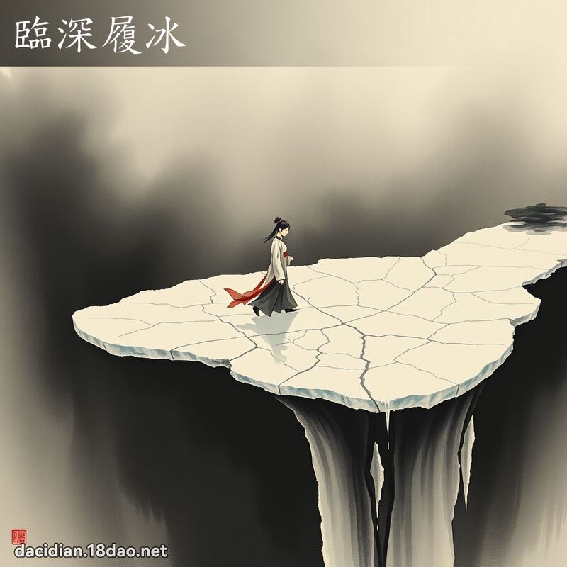 临深履冰 配图