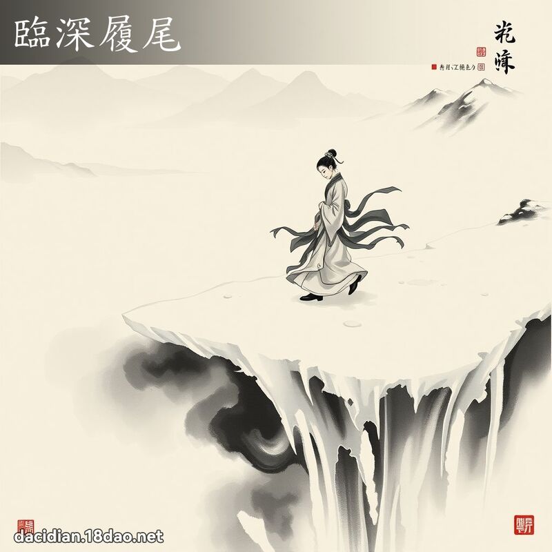 临深履尾 配图