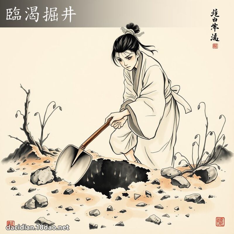 临渴掘井 配图