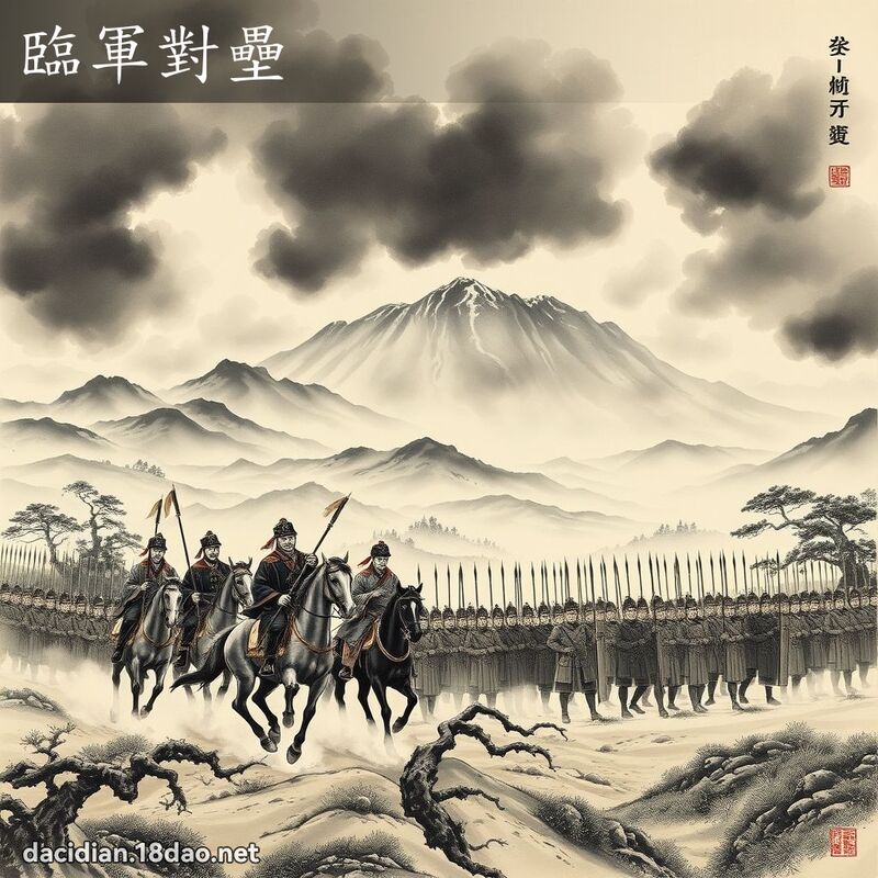 临军对垒 配图
