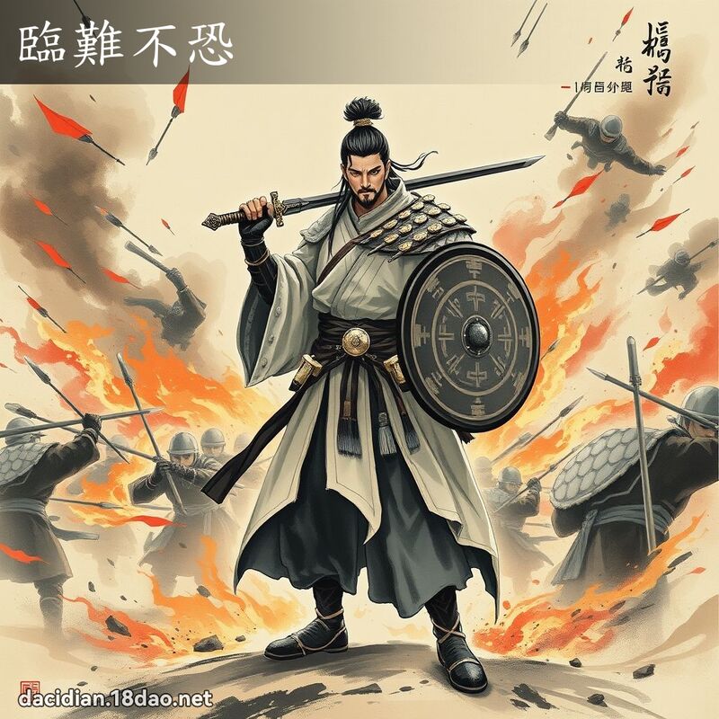 临难不恐 配图