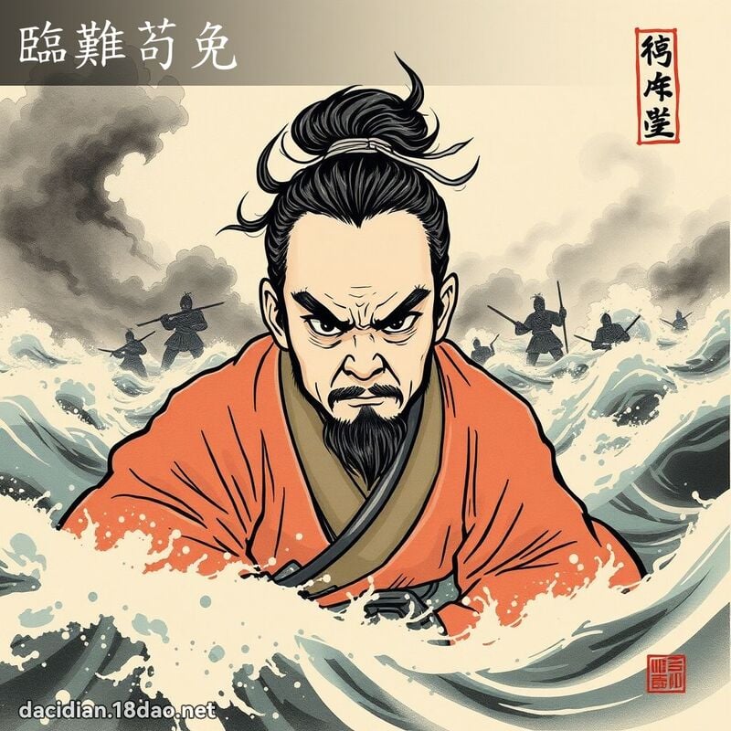 临难苟免 配图
