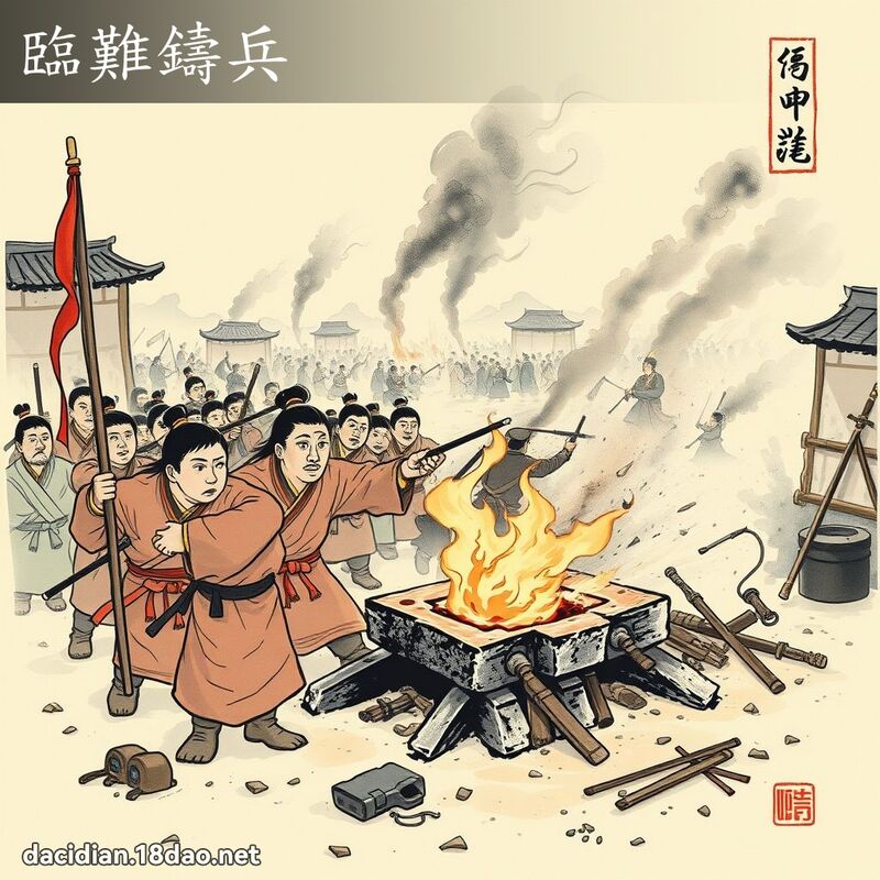 临难铸兵 配图