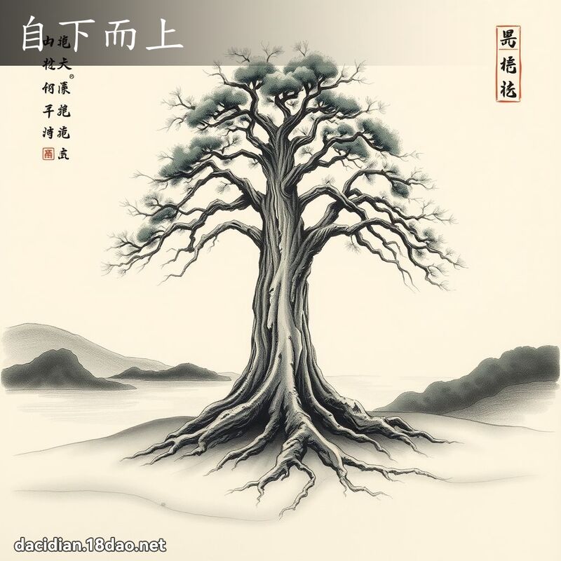 自下而上 配图