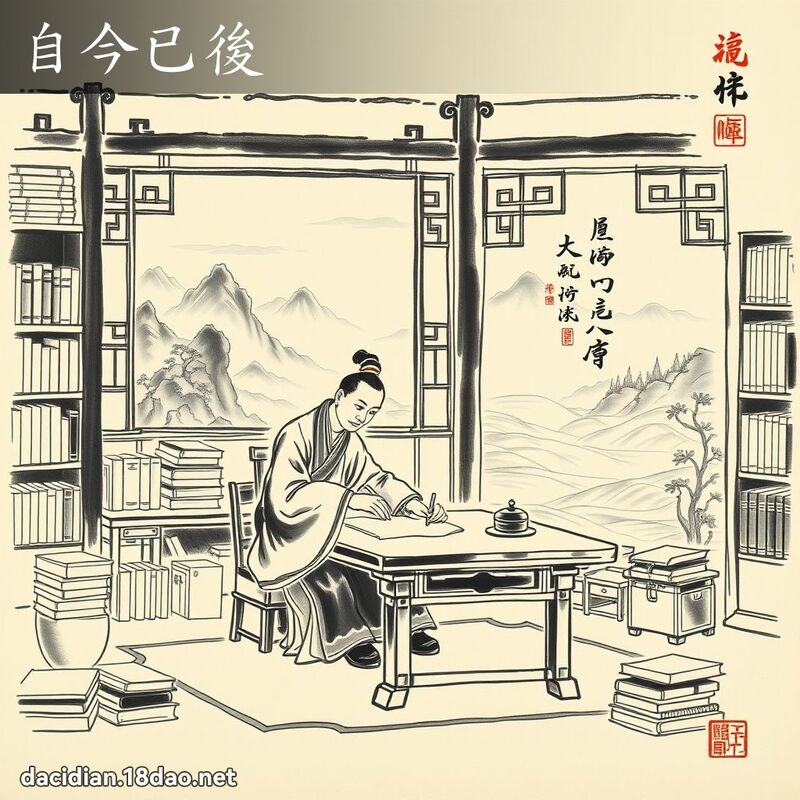 自今已后 配图