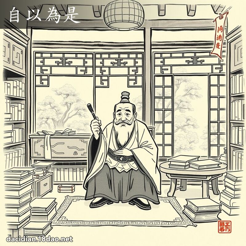 自以为是 配图
