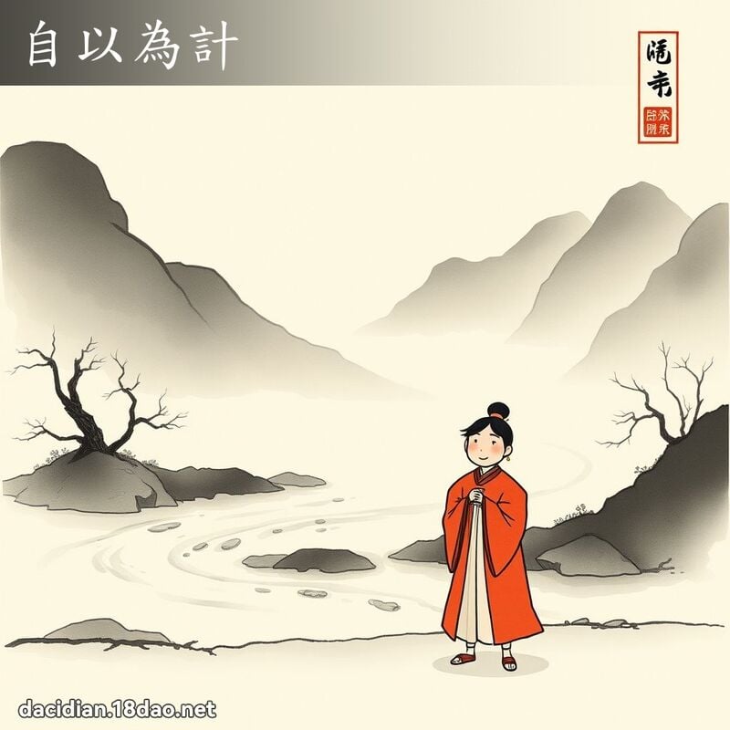 自以为计 配图