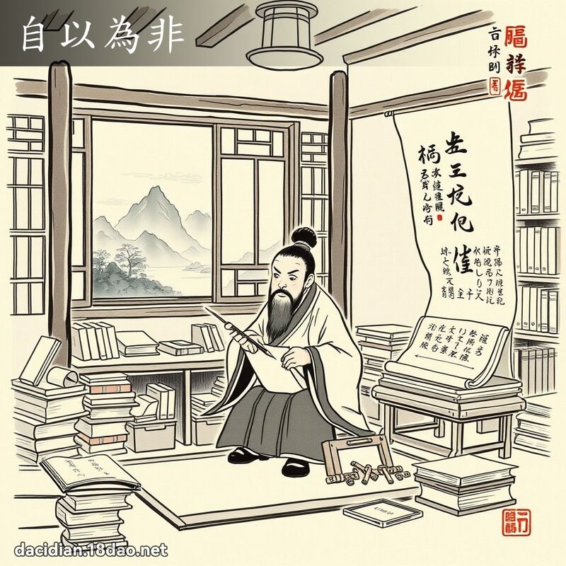 自以为非 配图