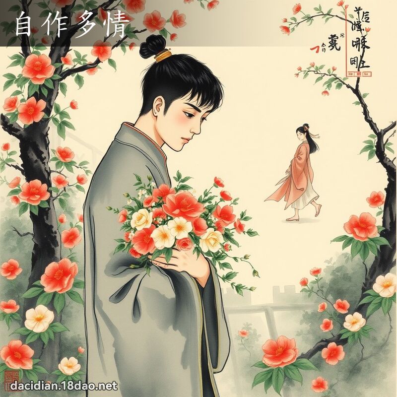 自作多情 配图
